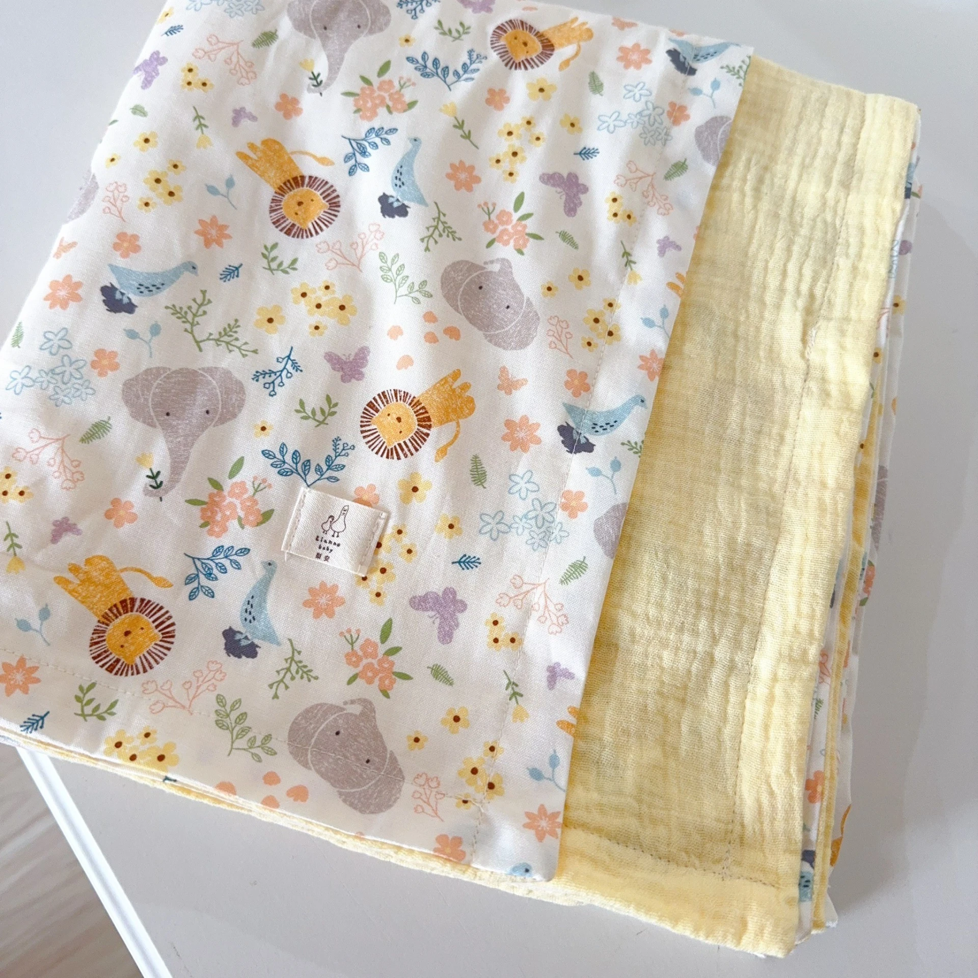 獅子Zoo Joyful Safari  手工嬰幼兒蓋毯