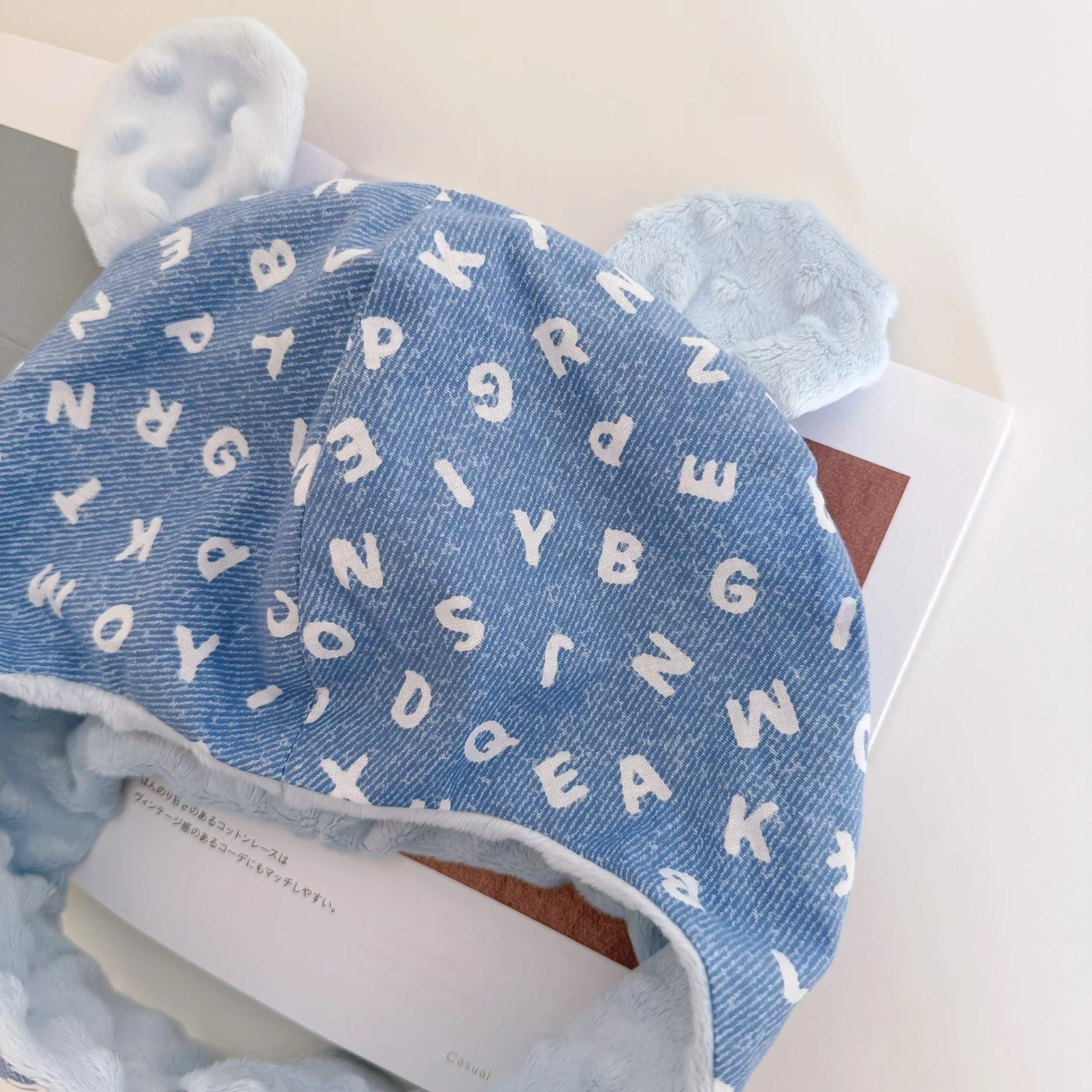 牛仔ABC字母學 Alphabet Play Patch  手工嬰幼兒保暖飛行帽
