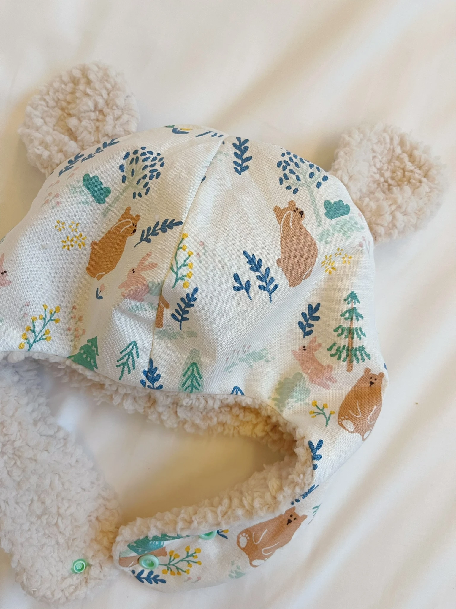 棕熊森林 Forest Bears 手工嬰幼兒保暖飛行帽