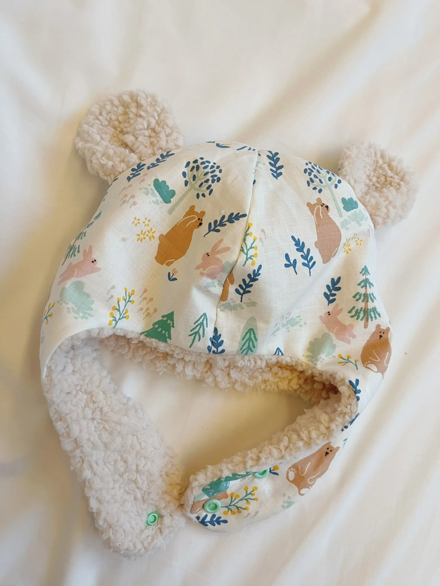 棕熊森林 Forest Bears 手工嬰幼兒保暖飛行帽