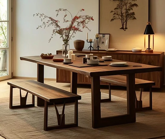 【實木餐桌】MIT餐桌 白胡桃木訂製