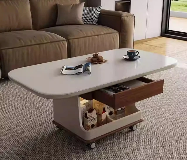 【可移動升降茶几】小推車邊几家用小戶型客廳
