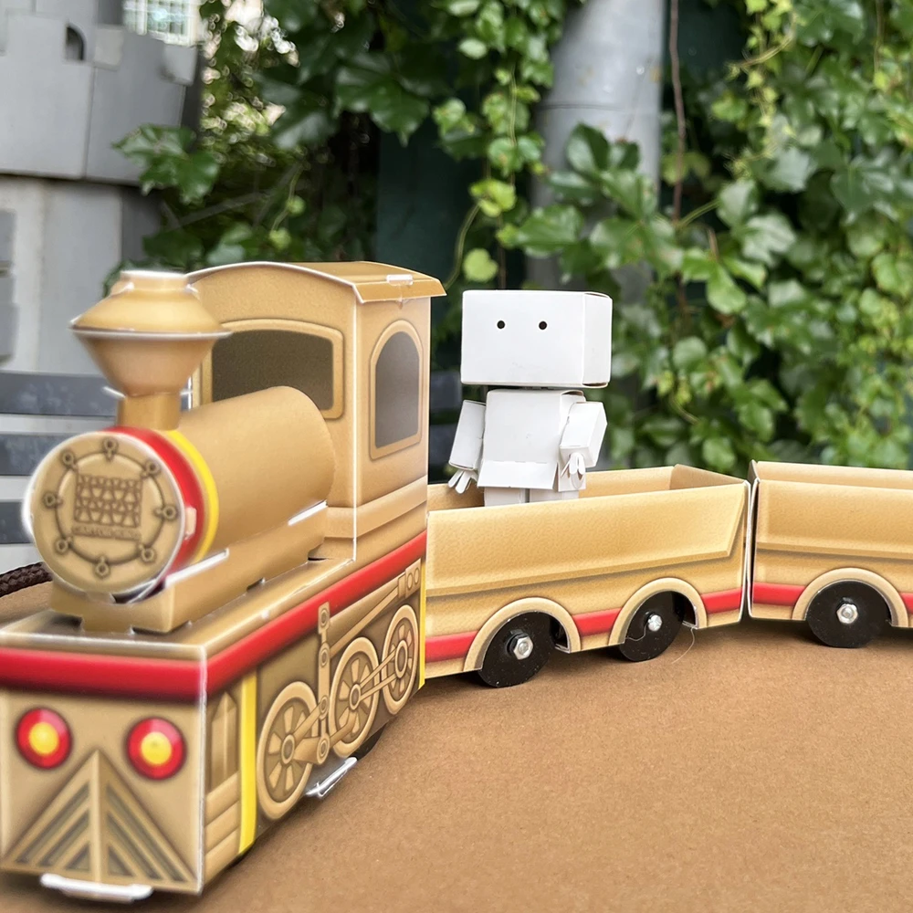 Carton Car 軌道車系列-紙箱小火車 (附軌道)