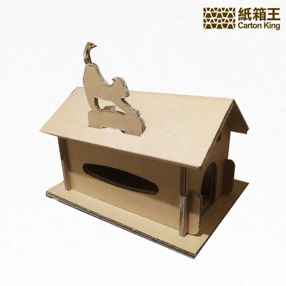 DIY 貓屋面紙盒