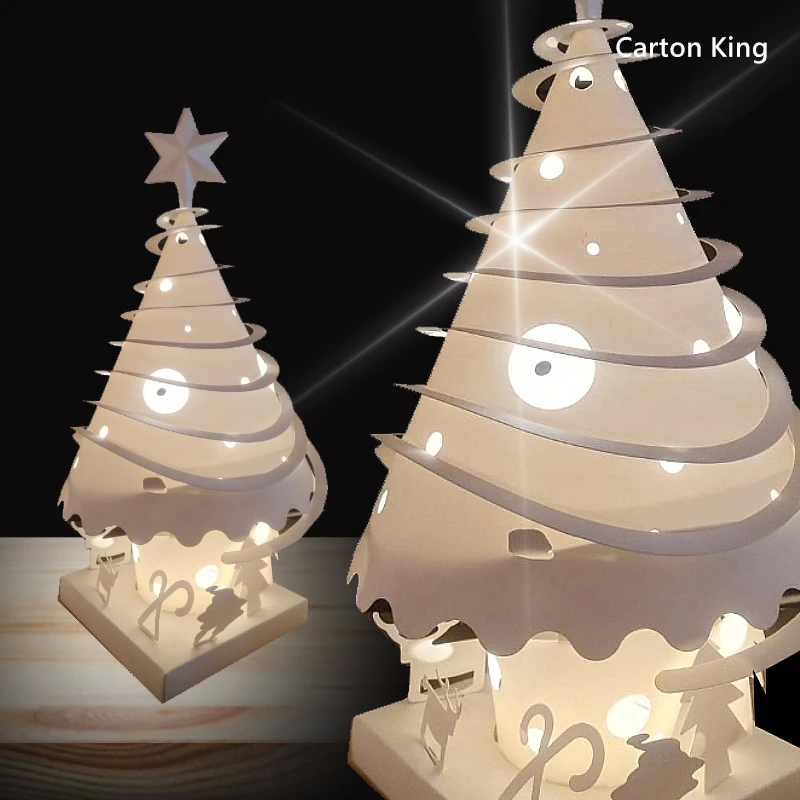 【紙箱王】(LED) DIY燈飾-造型小夜燈(大) 居家燈飾 建築燈飾 聖誕樹