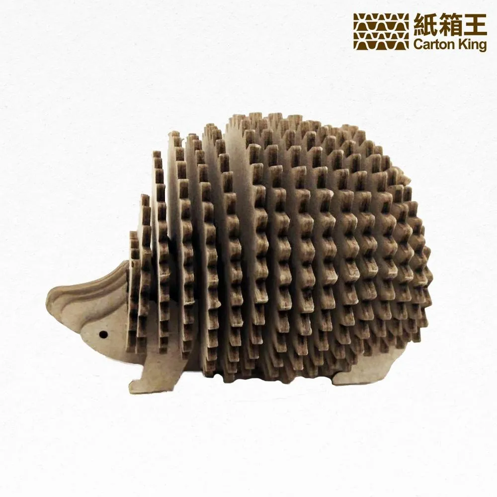 【紙箱王】DIY刺蝟名片架 辦公桌小物 紓壓小物 名片架 動物名片架 造型名片架