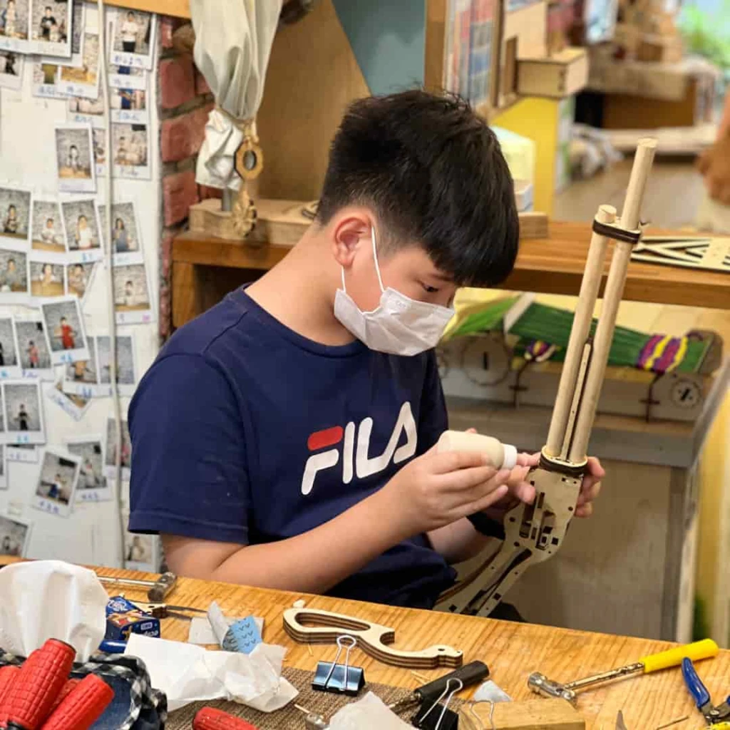 溫徹1887橡皮筋散彈槍｜DIY手作課程｜Fun-Maker