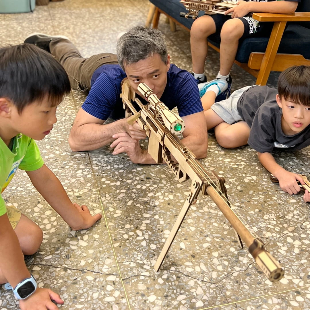 12歲up｜橡皮筋槍的機械科學-FM200橡皮筋狙擊槍一日手作營