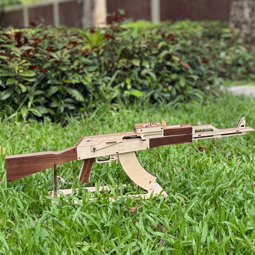 11+ DIY禮盒｜FM-AK47橡皮筋突擊步槍