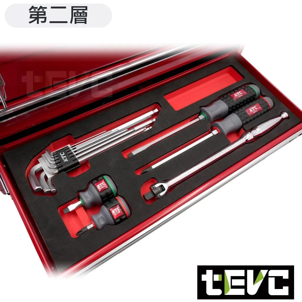 tevc》KTC 桌上工具箱三抽66件套組SK36624X E-ZEN、DEEN、VESSEL、ANEX