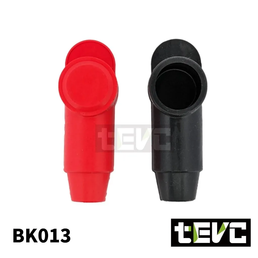 《tevc》BK013電瓶保護蓋 黑/紅 菸斗型 保護套