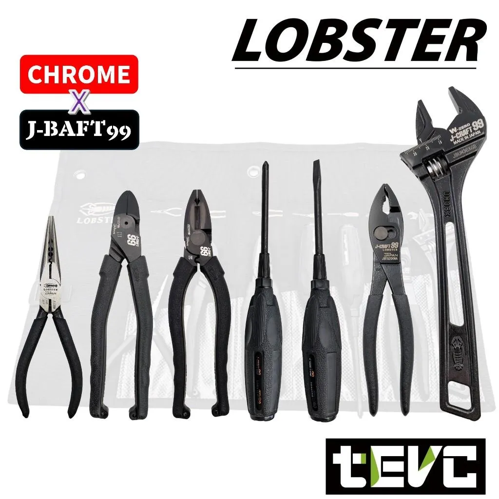 《tevc》LOBSTER X CHROME 日本製 頂規 工具套組 含聯名工具包 JBTR7SET