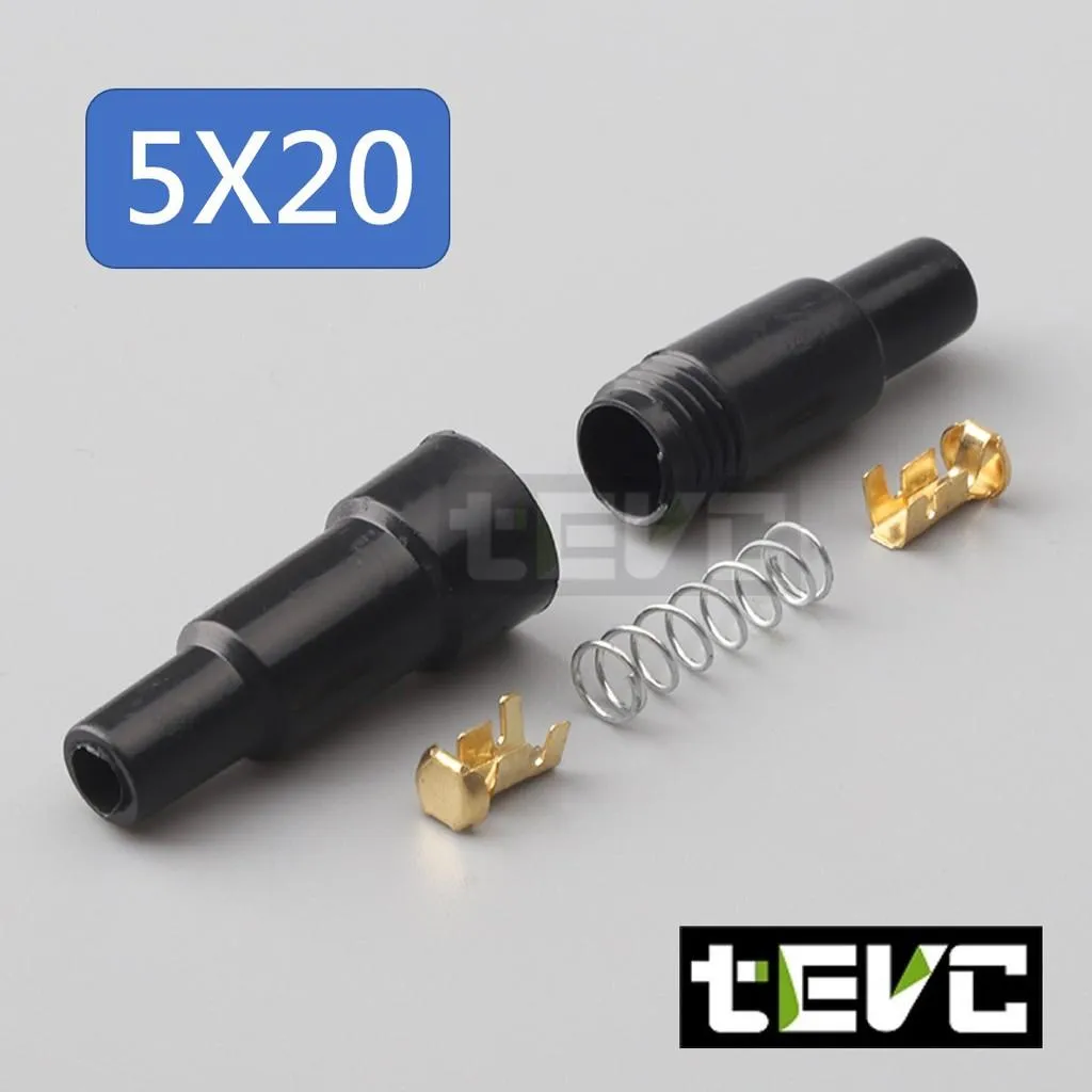 《tevc》 0.1A~20A 5x20 玻璃管 熔絲保險絲 保險絲座  D5