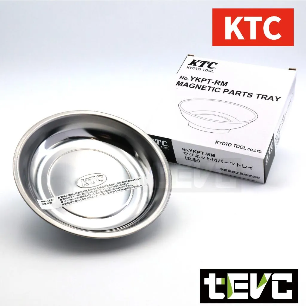 《tevc》KTC 強力磁吸螺絲收納盤 圓形不鏽鋼磁鐵盤 強力磁鐵盤 吸盤