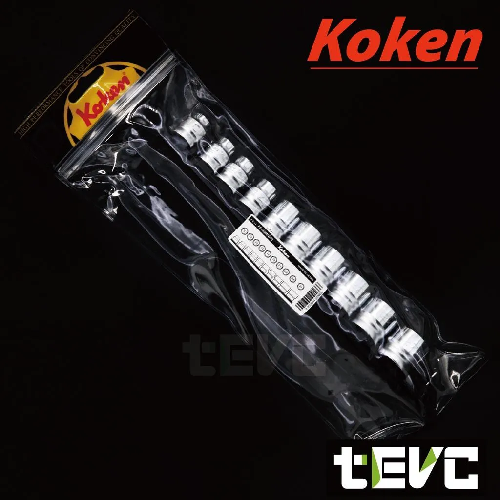 tevc》Koken 4分四分1/2 Z-EAL 六角套筒組10件組RS4400MZ/10 E-ZEN
