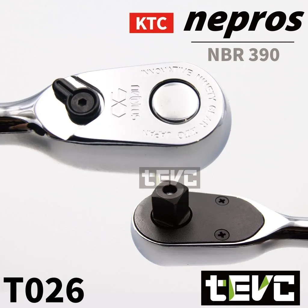 《tevc》KTC nepros 9.5sq 三分 棘輪扳手 90齒  NBR 390