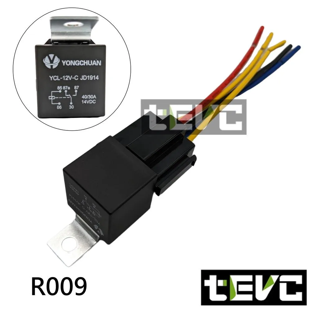 《tevc》12V/40A 5P 繼電器 車用繼電器 R009