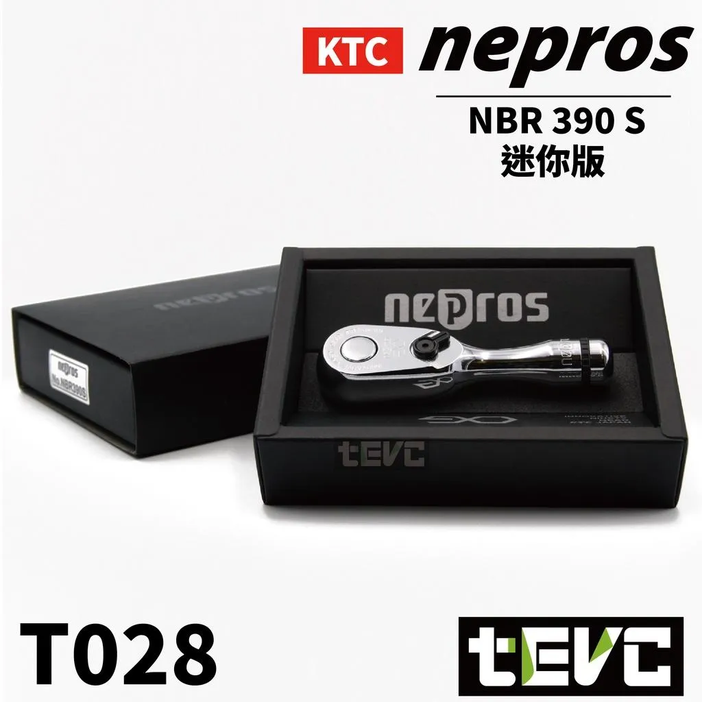 《tevc》KTC nepros 9.5sq 三分 棘輪扳手 迷你 90齒 NBR-390S