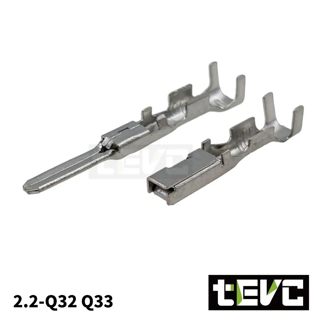 《tevc》2.2-Q32-Q33 公母端子 壓線端子