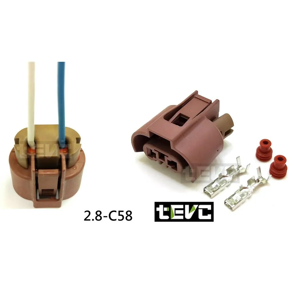 《tevc》2.8-C58-2P-F 母防水接頭