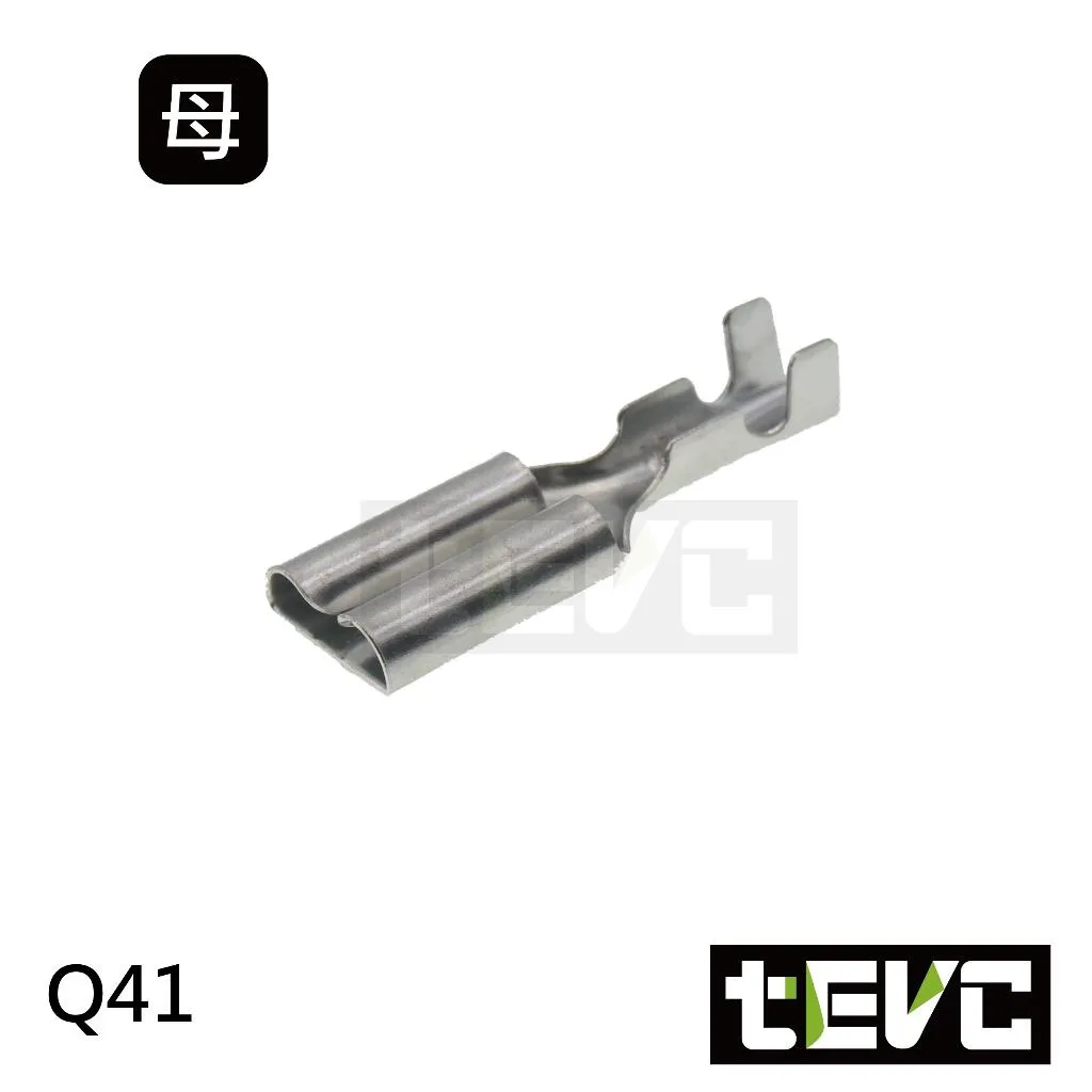 《tevc》7.8-Q41-0 母端子 壓線端子 312型