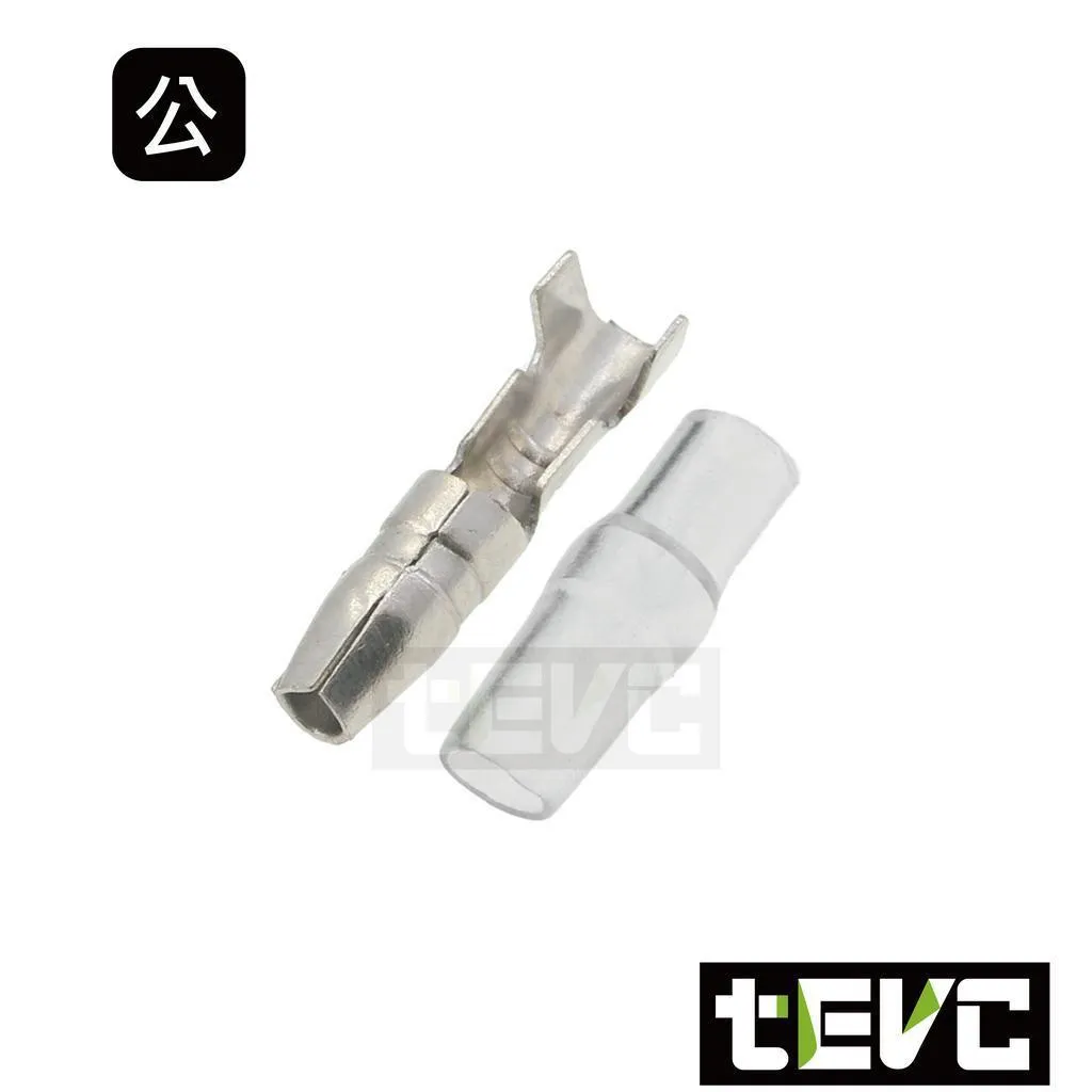 《tevc》0.3~2.0mm²/ 4.0mm子彈頭 一分四 電線對接端子 K011