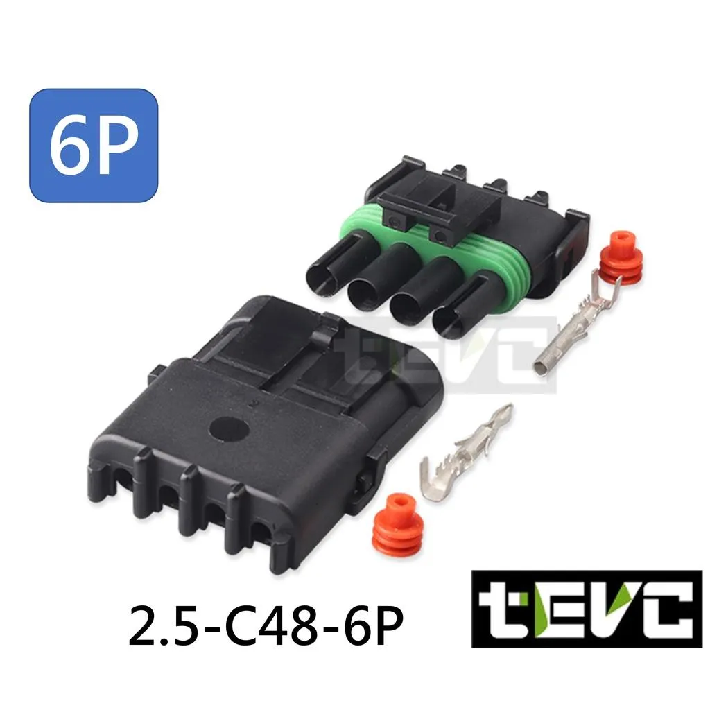 《tevc》2.5-C48-6P 防水接頭
