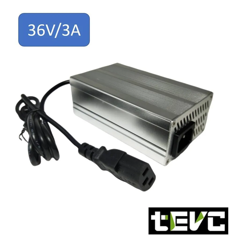 《tevc》 36V／3A 鉛酸電池充電器 鋁合金外殼 L008