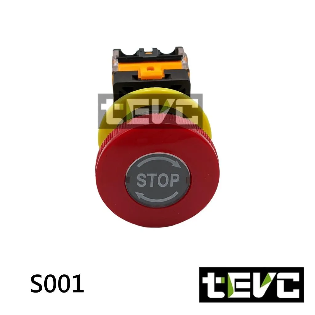 《tevc》22φ 22mm 急停開關 緊急停止開關 一常開/一常閉 二路常閉 S001