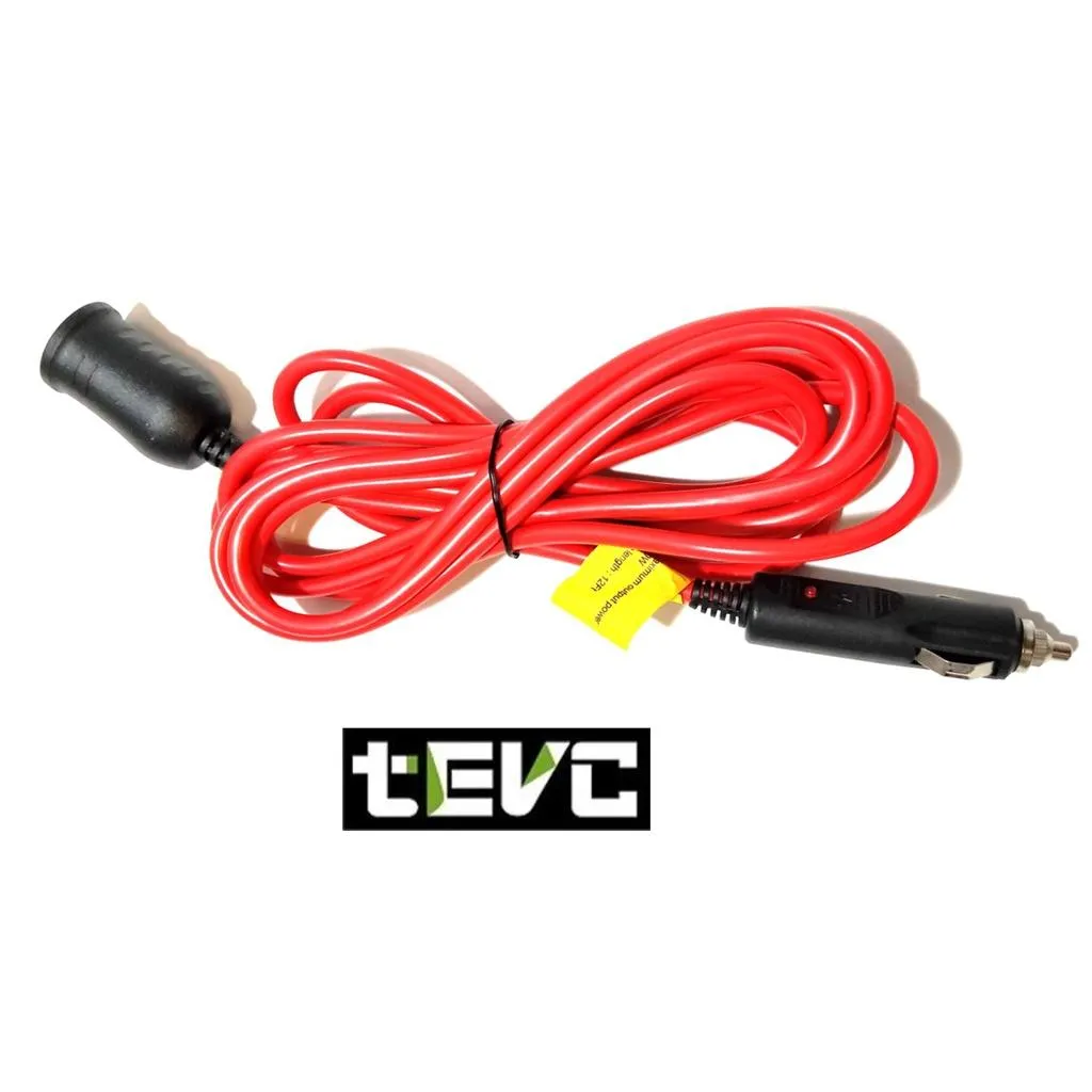《tevc》12V車用 點煙器延長線 線長3.5公尺 V002