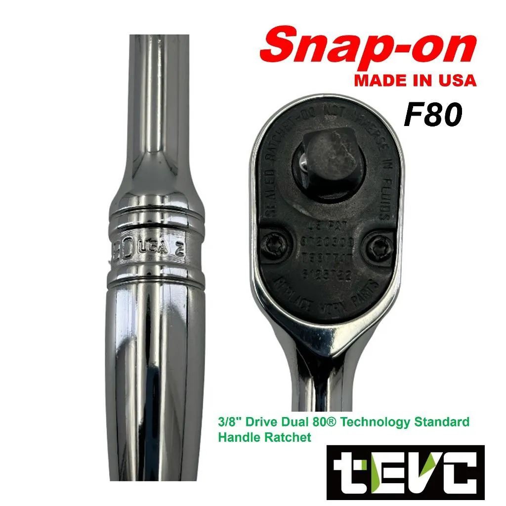 《tevc》Snap-on 美國製 72齒 3分 三分 棘輪扳手 油封 密閉式 F80 <保固>