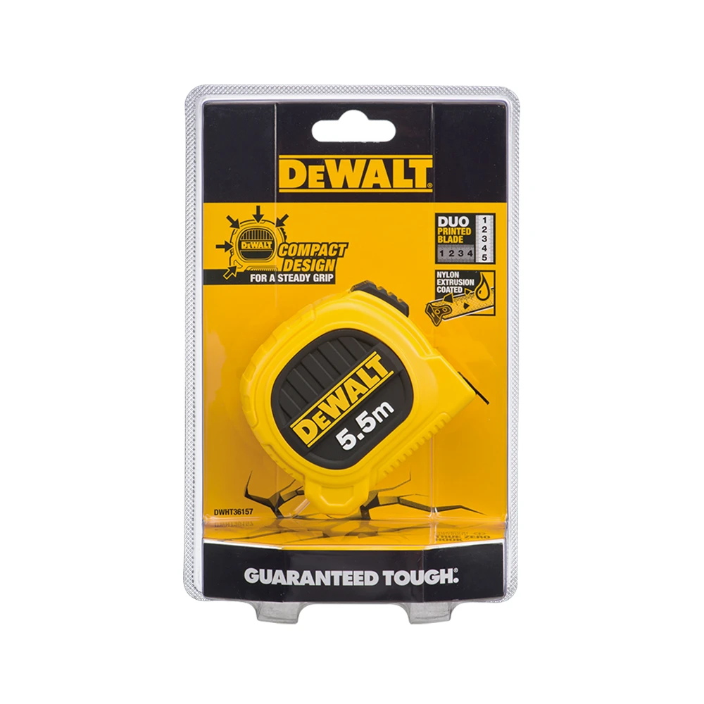 《tevc》DEWALT 得偉 5.5M/7.5M*25mm 專業捲尺 包膠捲尺 DWHT系列 ABS版 橡膠強磁版