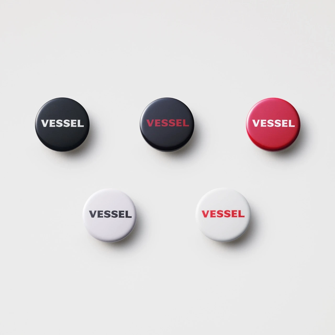 《tevc》VESSEL 官網限定 別針 胸章 徽章 紀念徽章 共5款