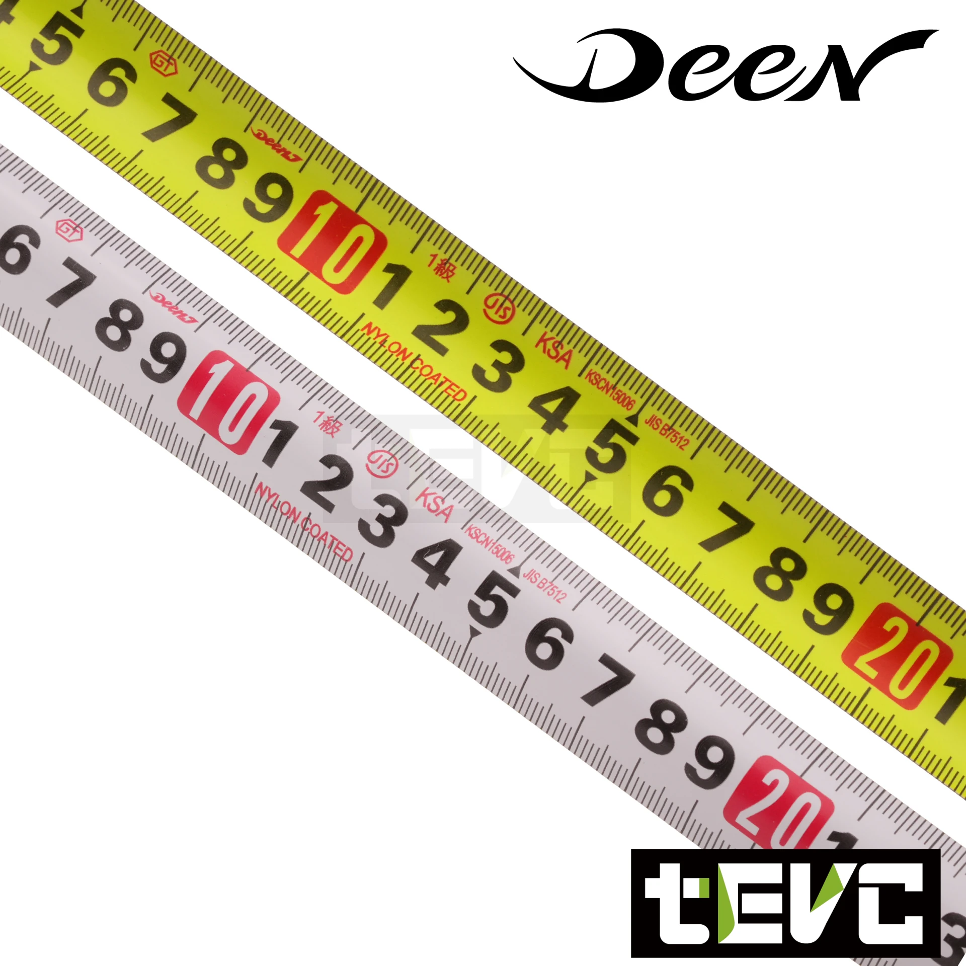 《tevc》DEEN J 自動停止 JIS1級精度厚爪磁吸拉尺 捲尺 量尺 卷尺（3.5/5.5米）