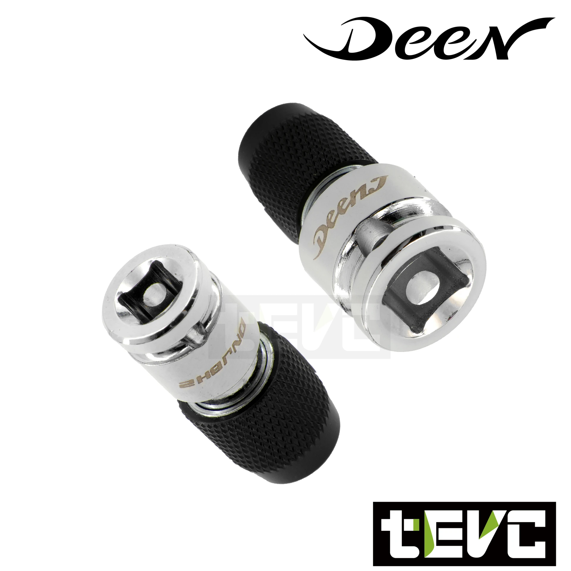 《tevc》DEEN 可上鎖 四角轉六角 2分 3分 轉起子頭 6.35mm