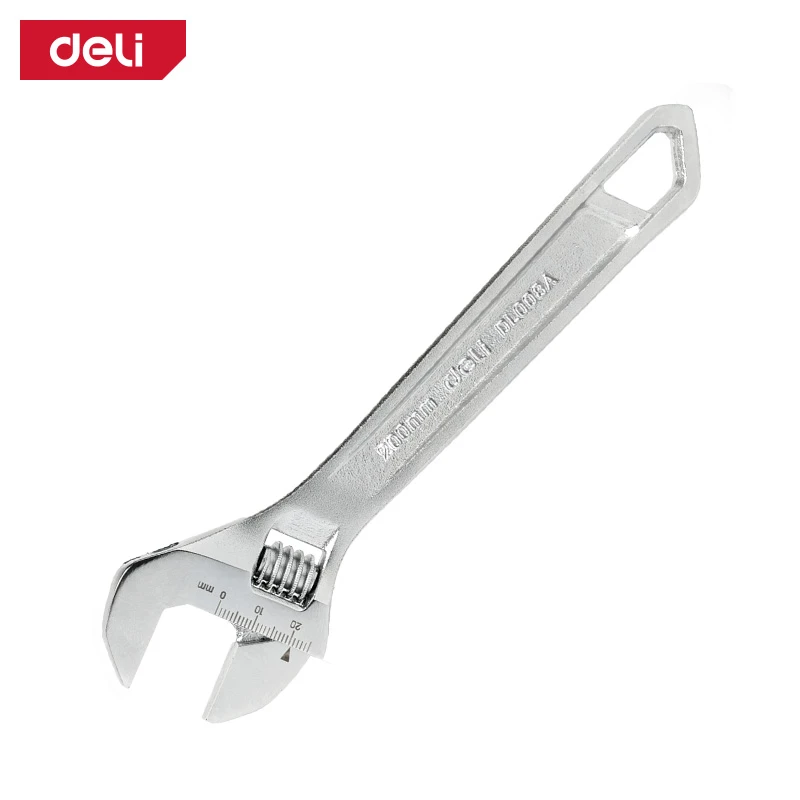《tevc》deli tools 得力工具 活動扳手  6" 8" 10"