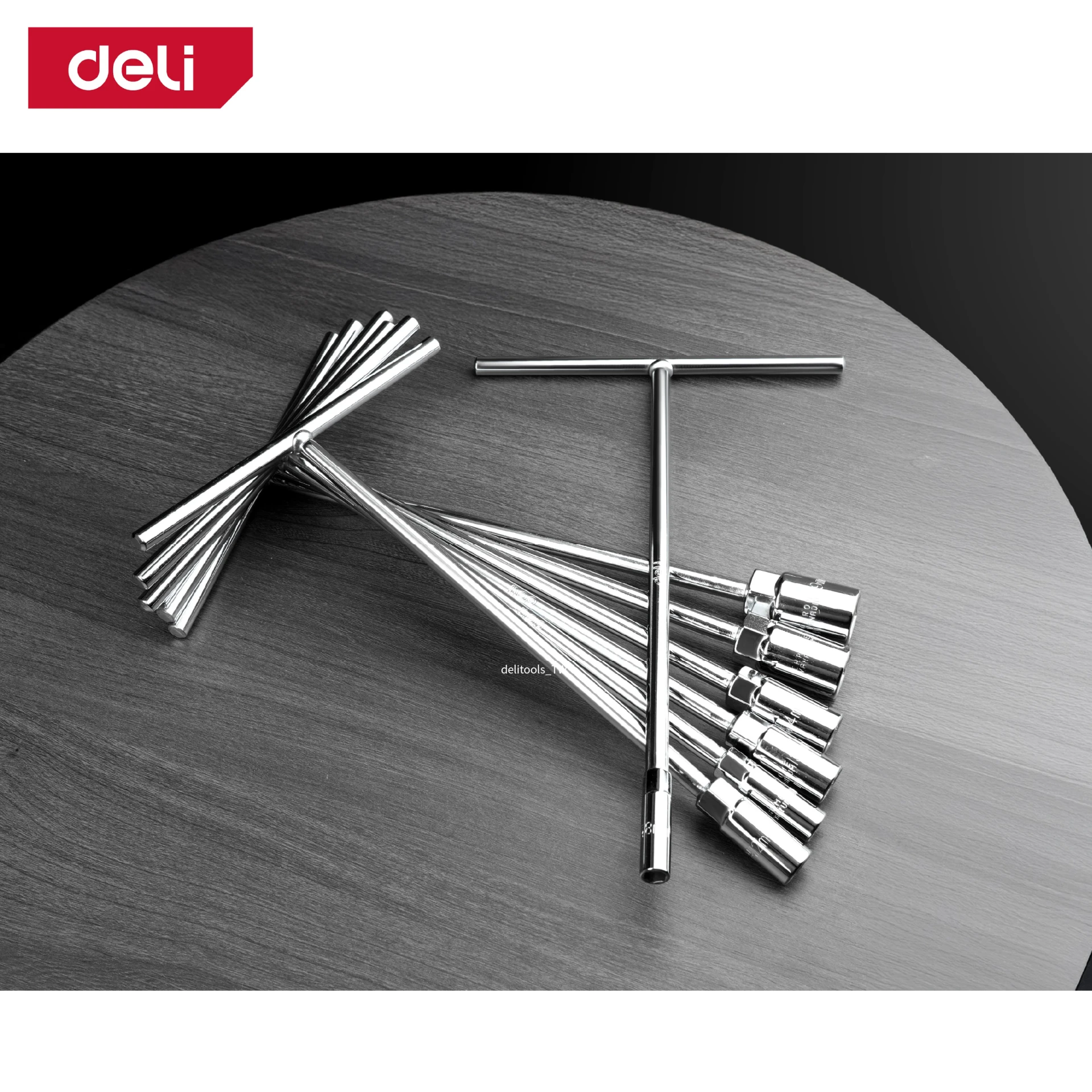 《tevc》deli tools 得力工具 T桿 7件組 T型扳手組 8-19mm