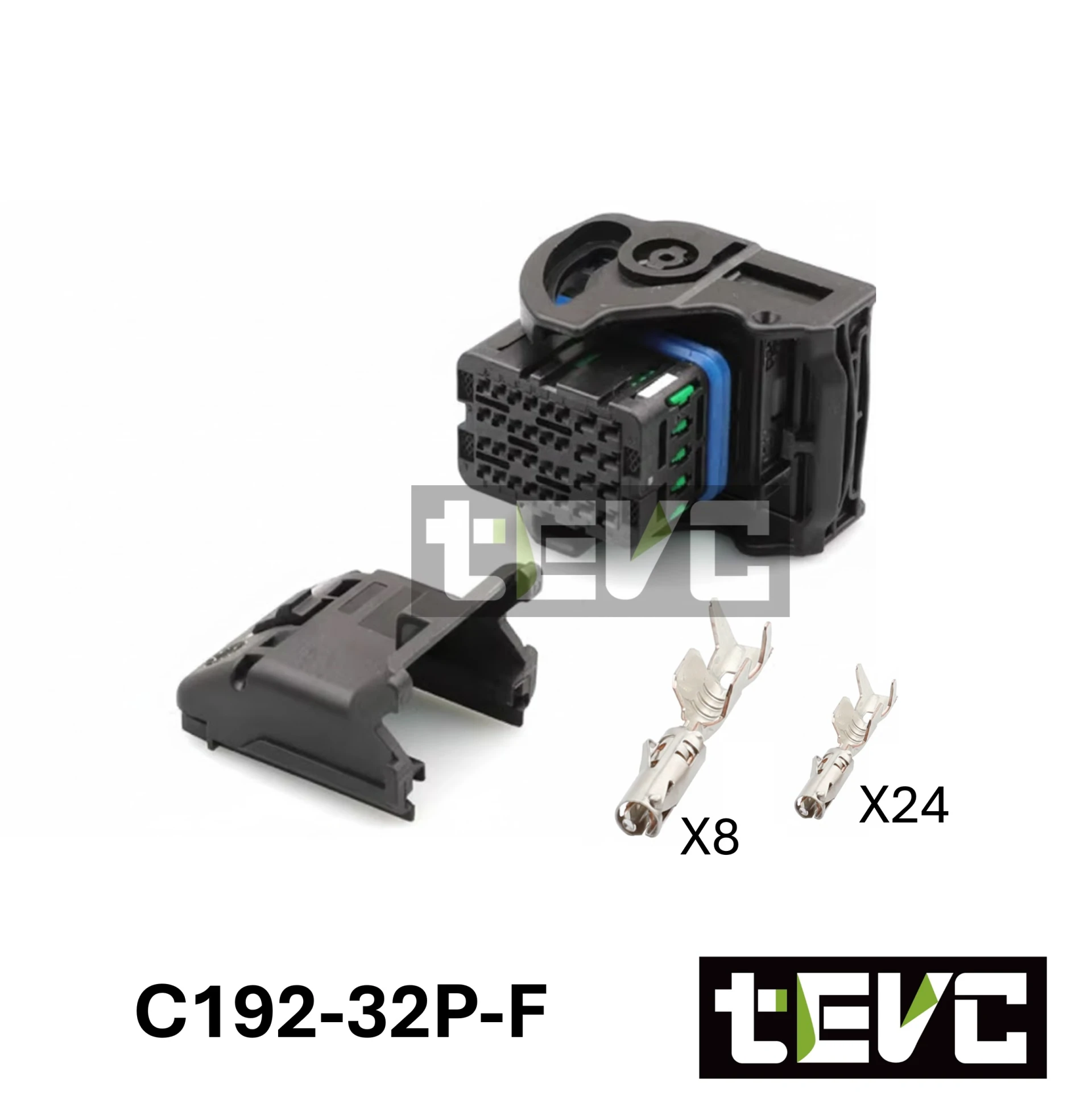 《tevc》0.6-C192-32P-F 防水接頭 帶線13公分 不挑色