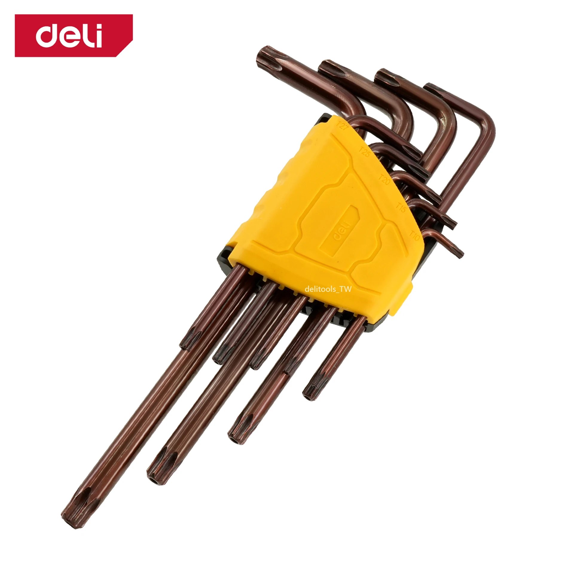 《tevc》deli tools 得力工具 9PCS 星型 L型扳手 T10~T50