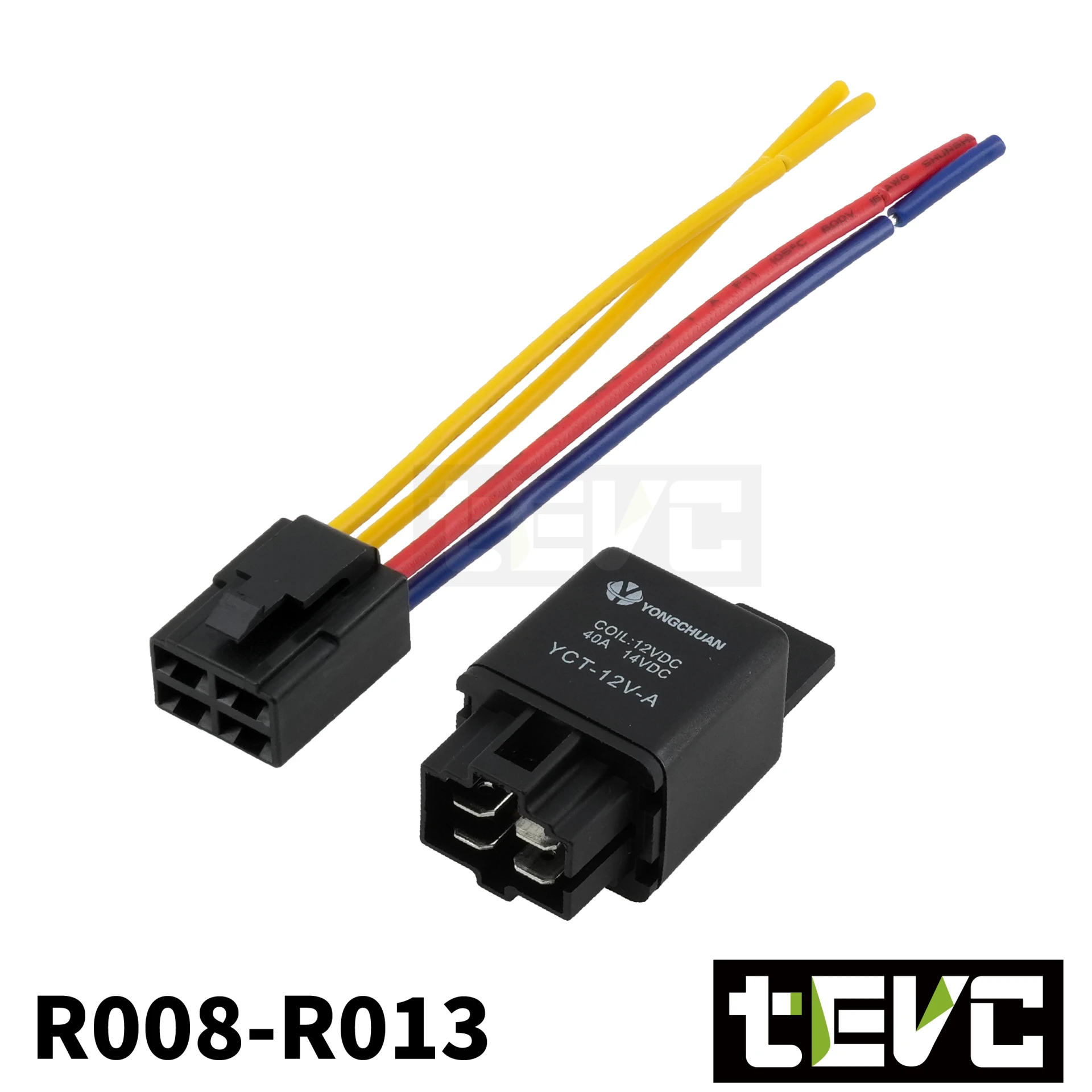 《tevc》12V/30A 4P 繼電器 車用繼電器 R008
