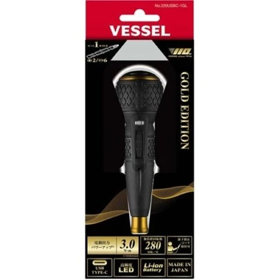 《tevc》VESSEL 110周年限定黃金版 220USBC-1GL 電動起子