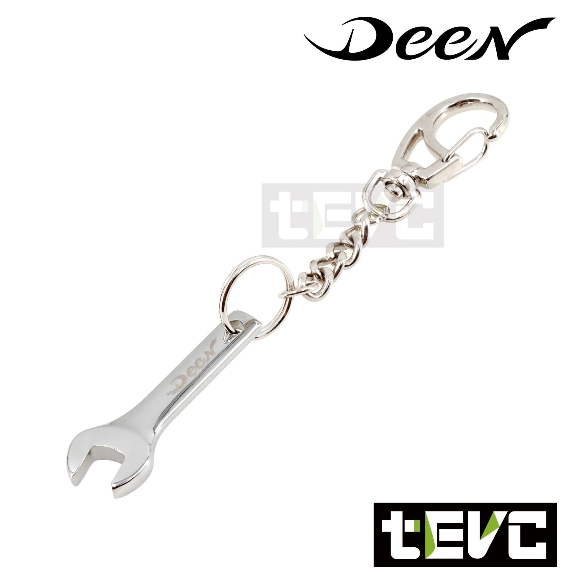 《tevc》日本 DEEN 超迷你 開口扳手 鑰匙圈 可愛 非玩具 真實工具加工 可以真實使用 8mm 8號 隨身工具