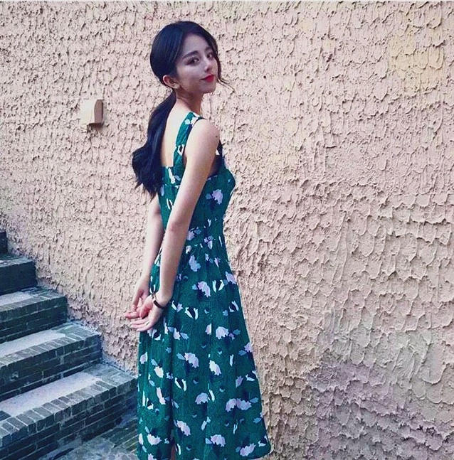 休閒碎花洋裝