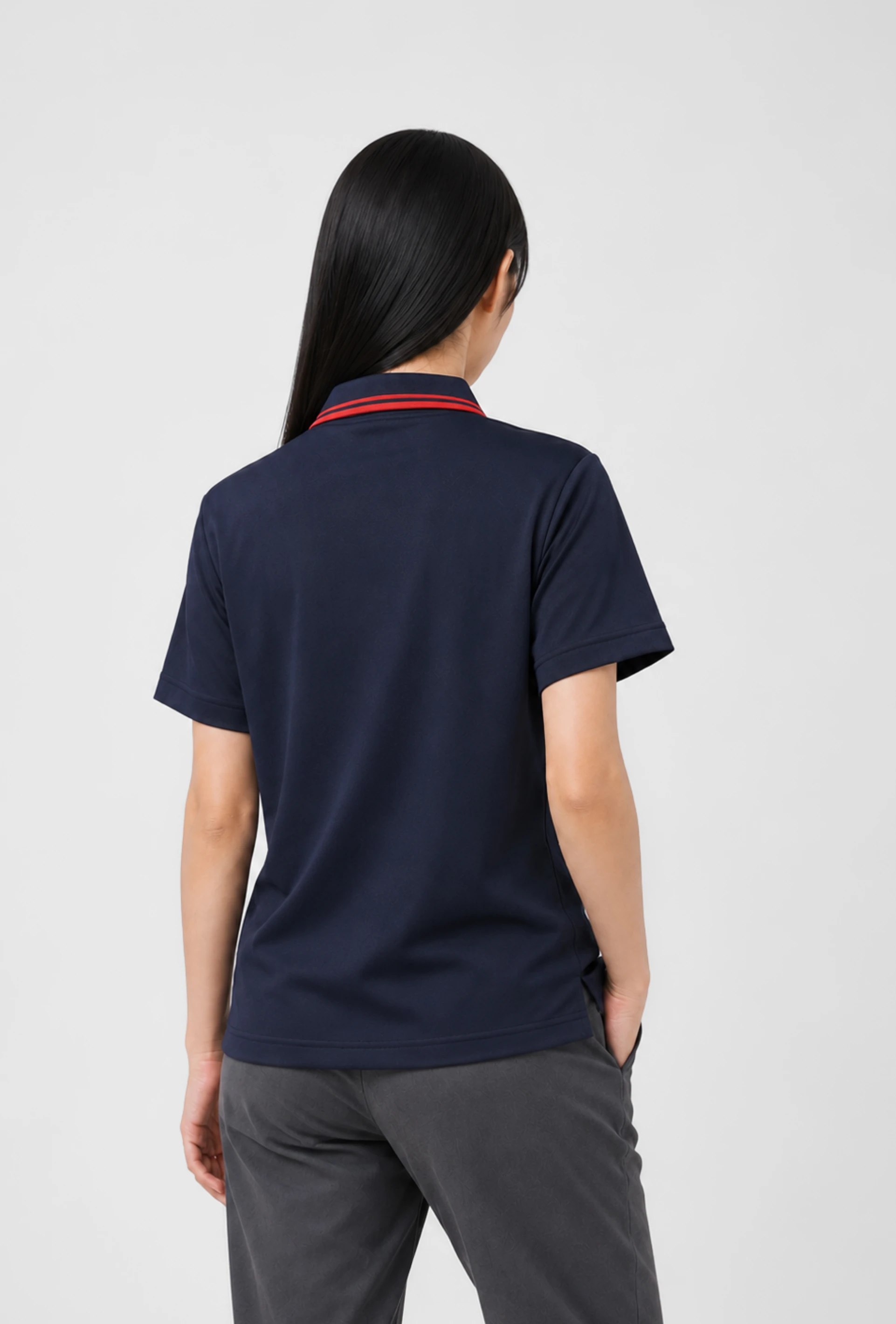 客製化-防灼排汗機能立領Polo衫-2色