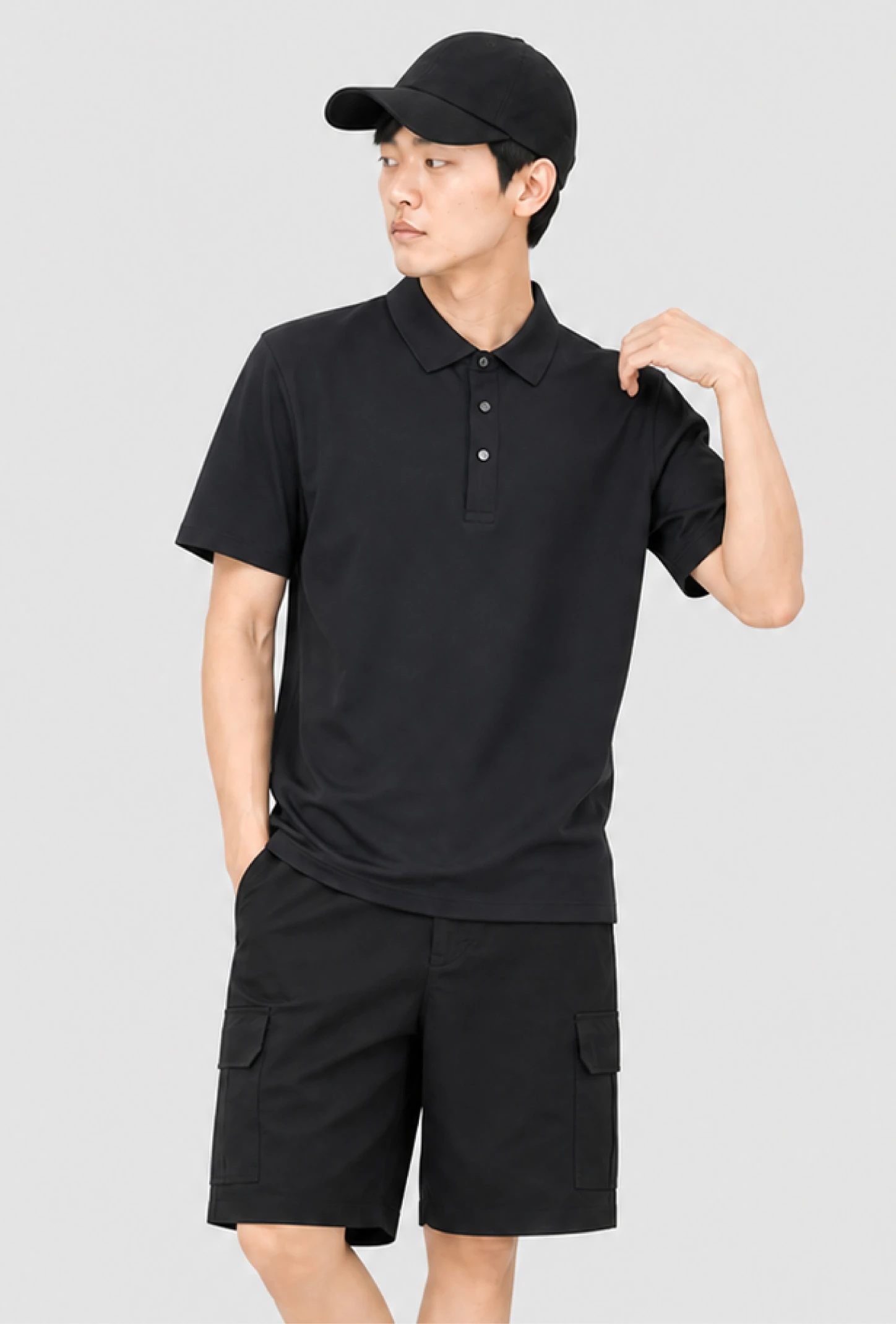 冰絲涼感POLO衫-5色