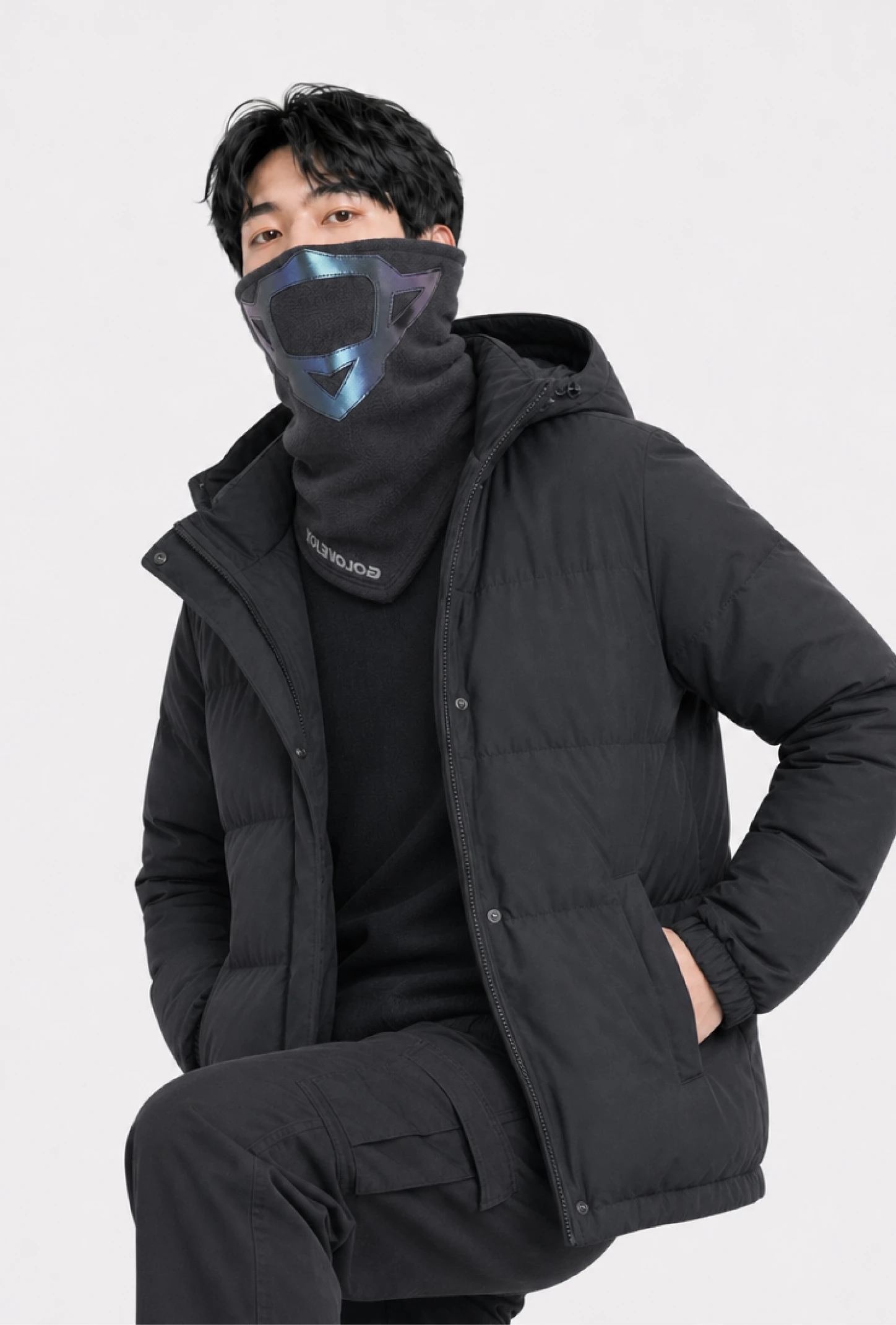 反光防風頭套-2色