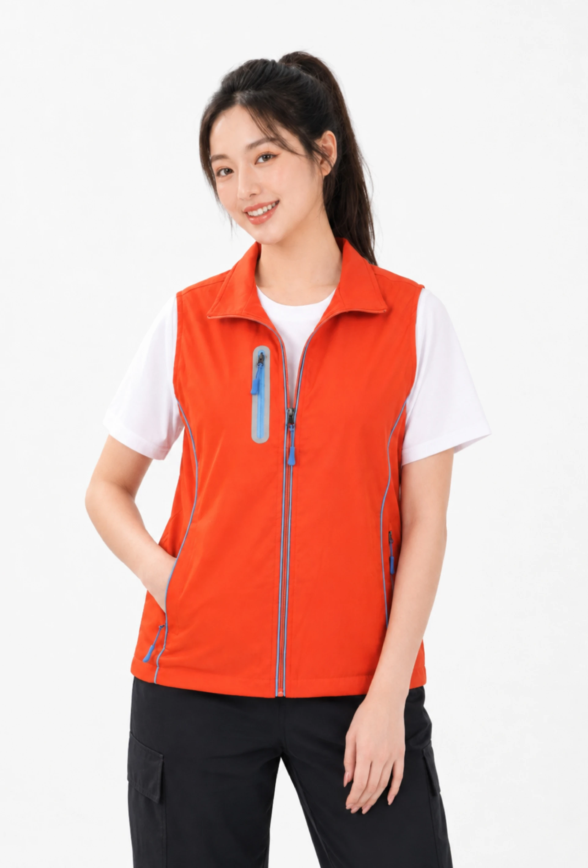 T400 彈力厚保暖背心-2色