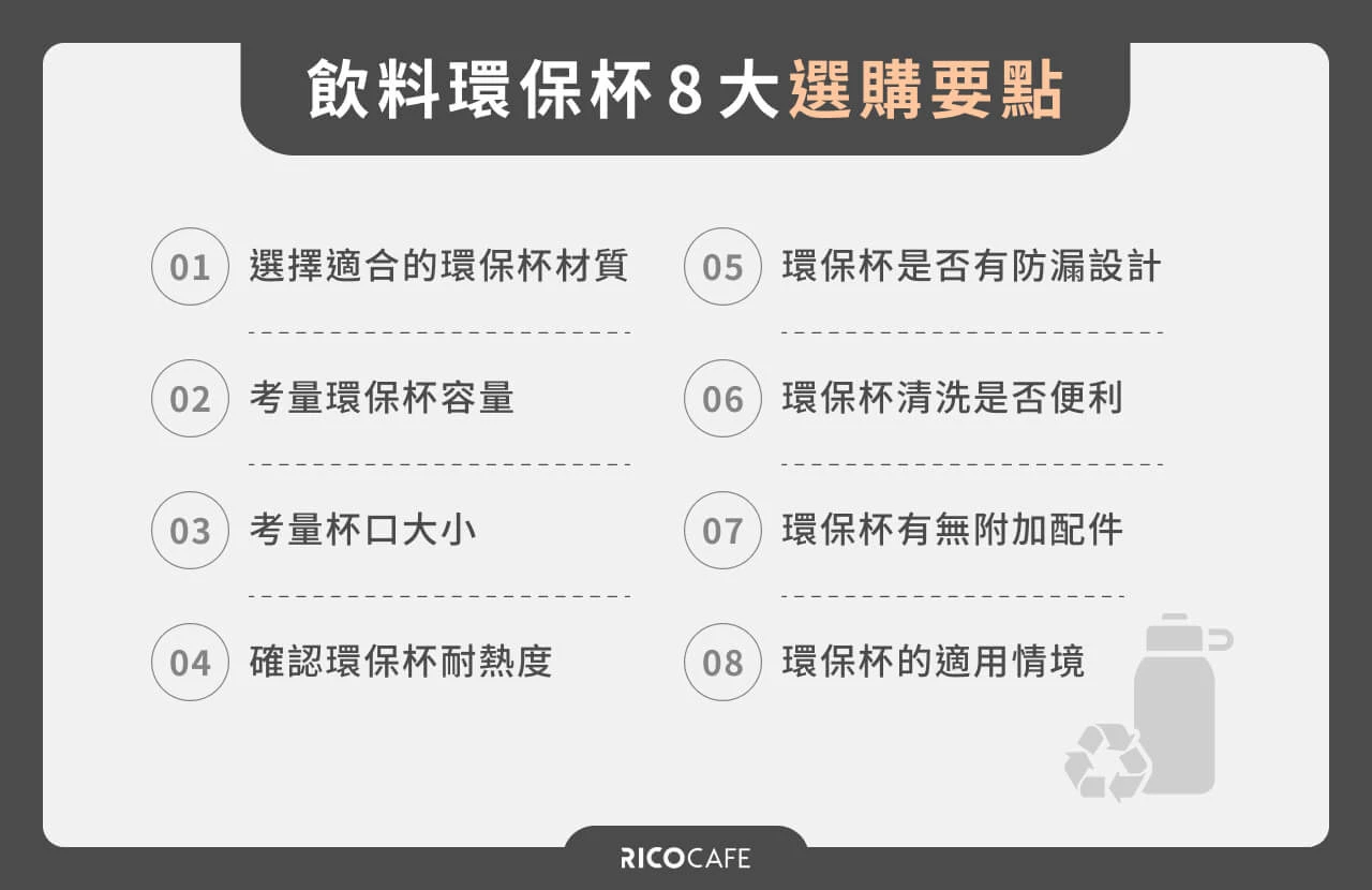 手搖飲環保杯怎麼挑？環保杯 8 大選購要點