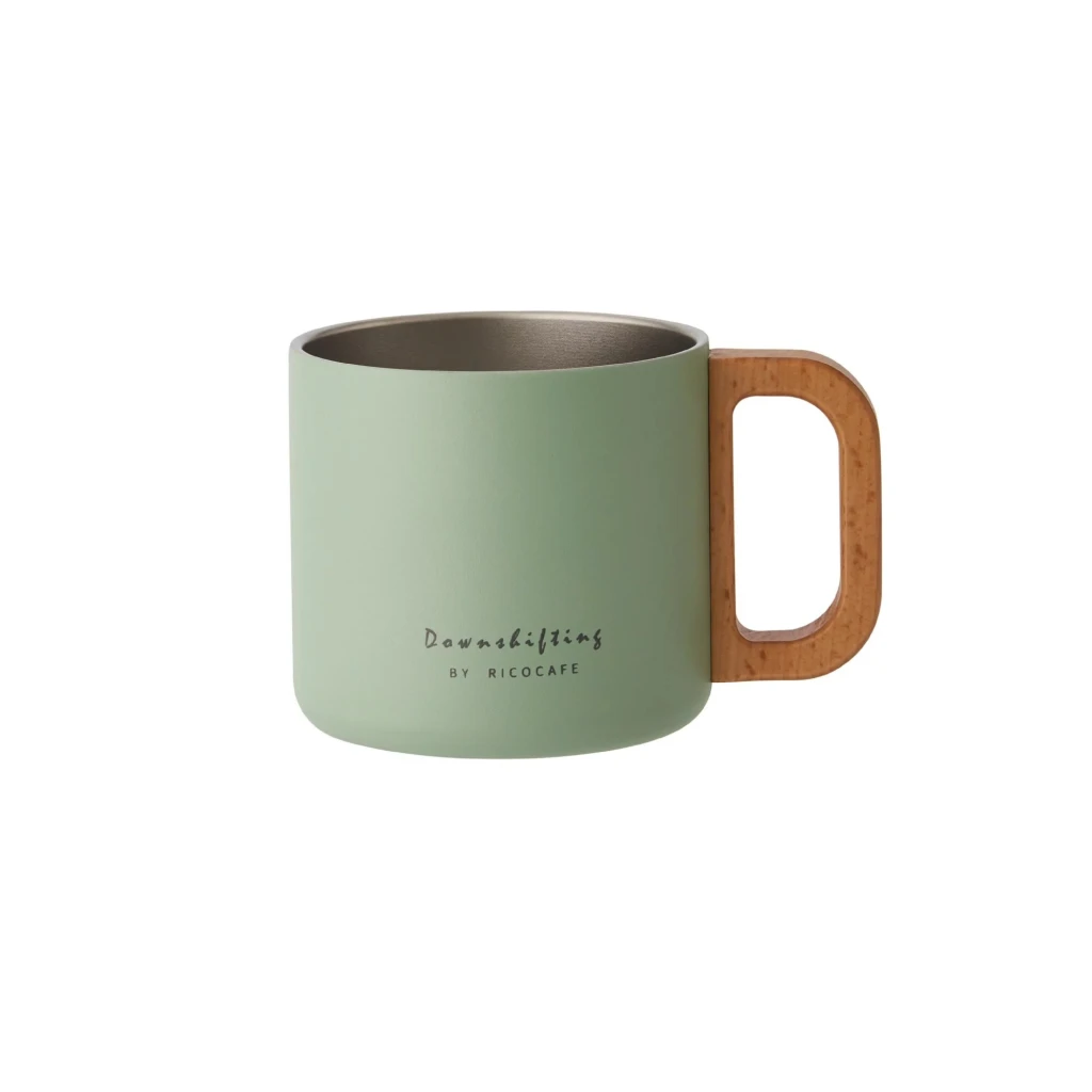 【RICOCAFE】Camp Mug 木柄露營杯 300ml