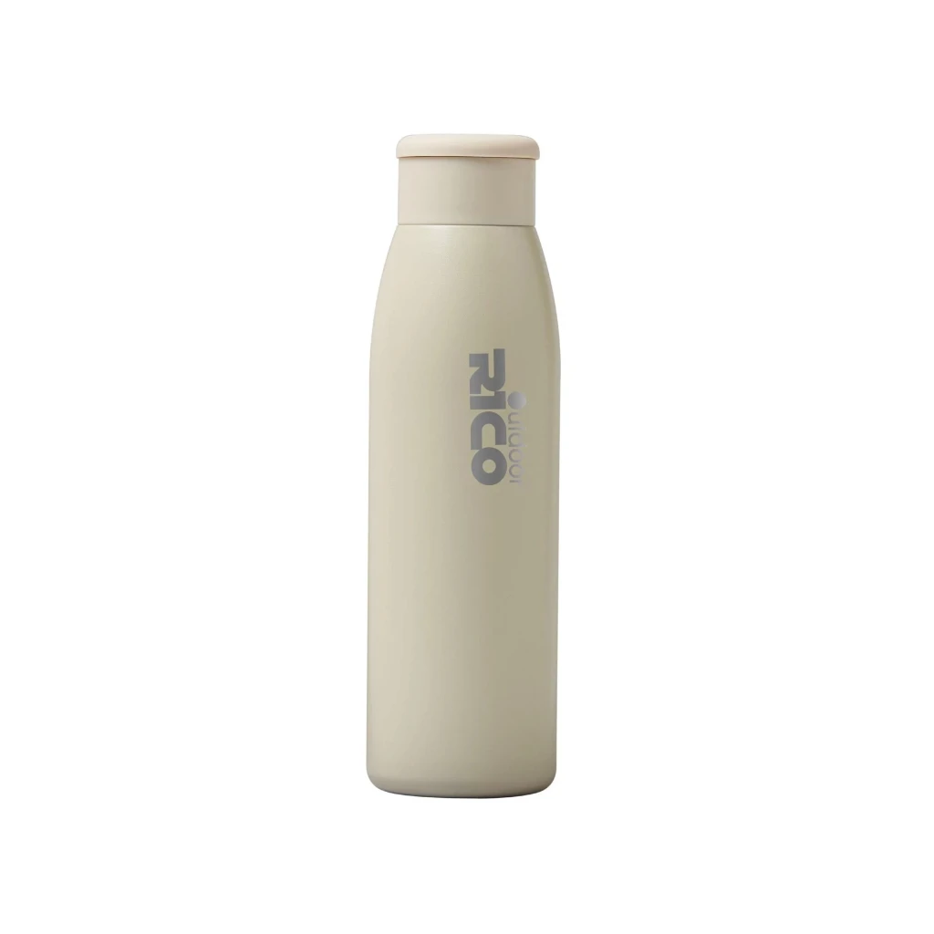 RICOOUTDOOR #316 真空運動瓶 600ml 【藍色、米白色、芥末黃】